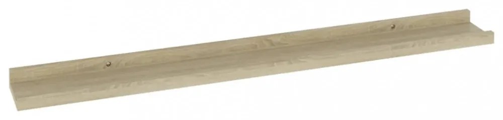 2 db sonoma tölgyfa fali polc 80 x 9 x 3 cm