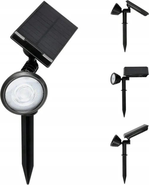 LED-es beszúrható napelemes lámpa 0,5W Kerti Háttérvilágítás