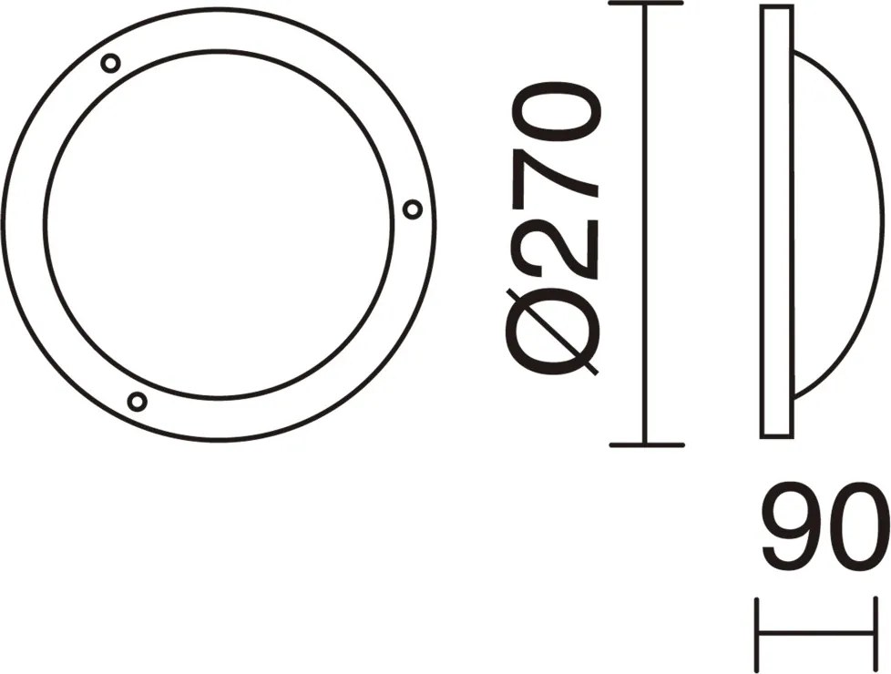 NOVOLUX 203B-G05X1A-02 MIR Modern Kültéri Mennyezeti Lámpa Fehér, Fekete E27 IP65