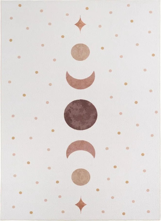 Krémszínű mosható gyerek szőnyeg 120x170 cm Coco 1136 – Ayyildiz Carpets