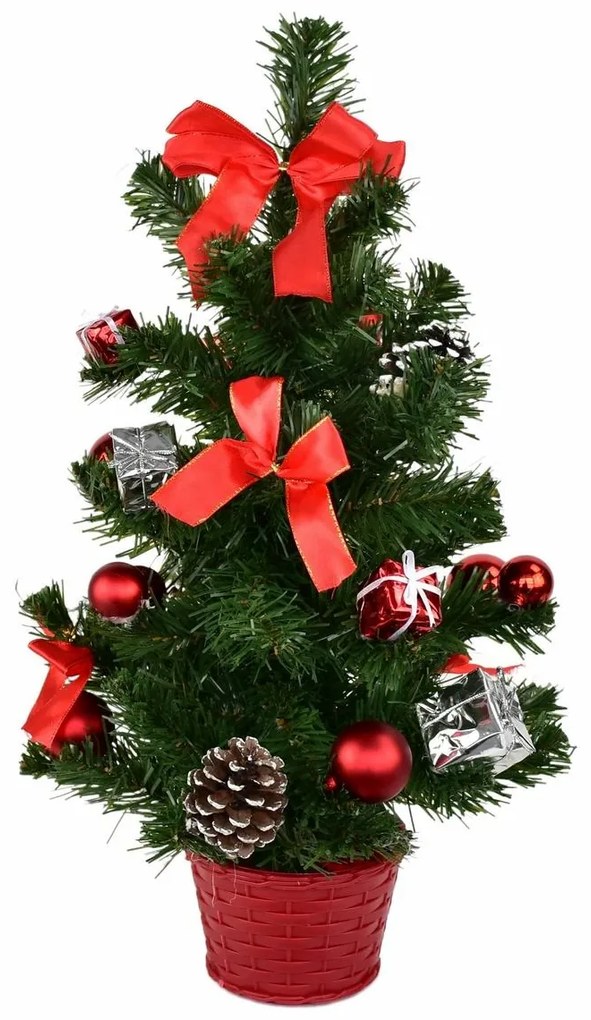 Salemi karácsonyi díszített fa, 50 cm