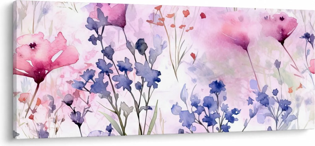 Kép - Akvarell rét (120x50 cm)