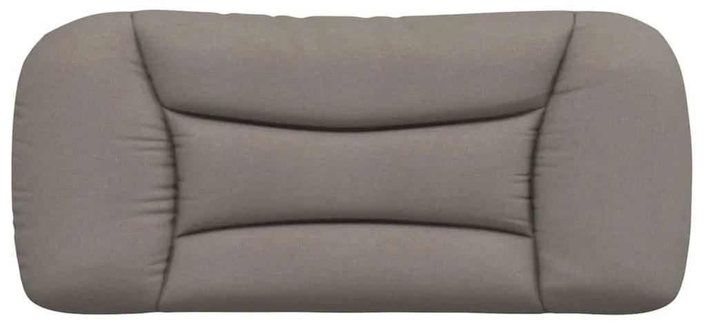 tópszínű szövet fejtámla párna 90 cm