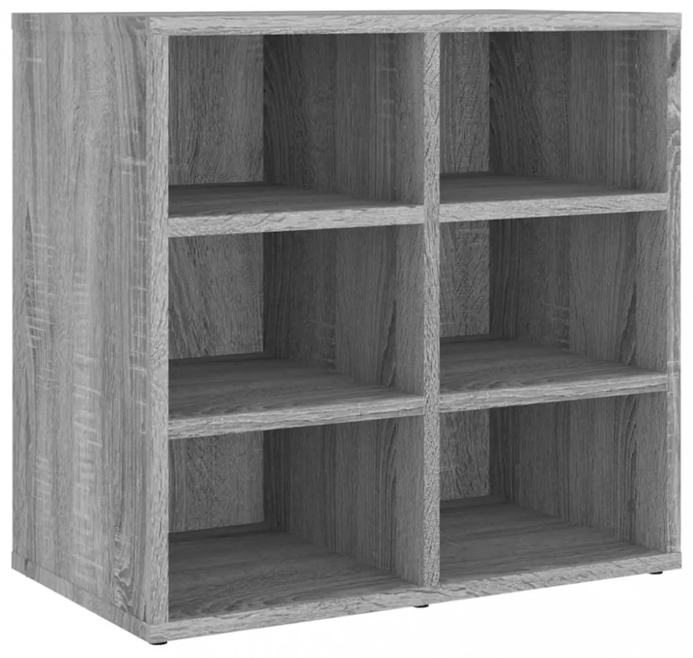 2 db szürke sonoma színű cipősszekrény 52,5x30x50 cm