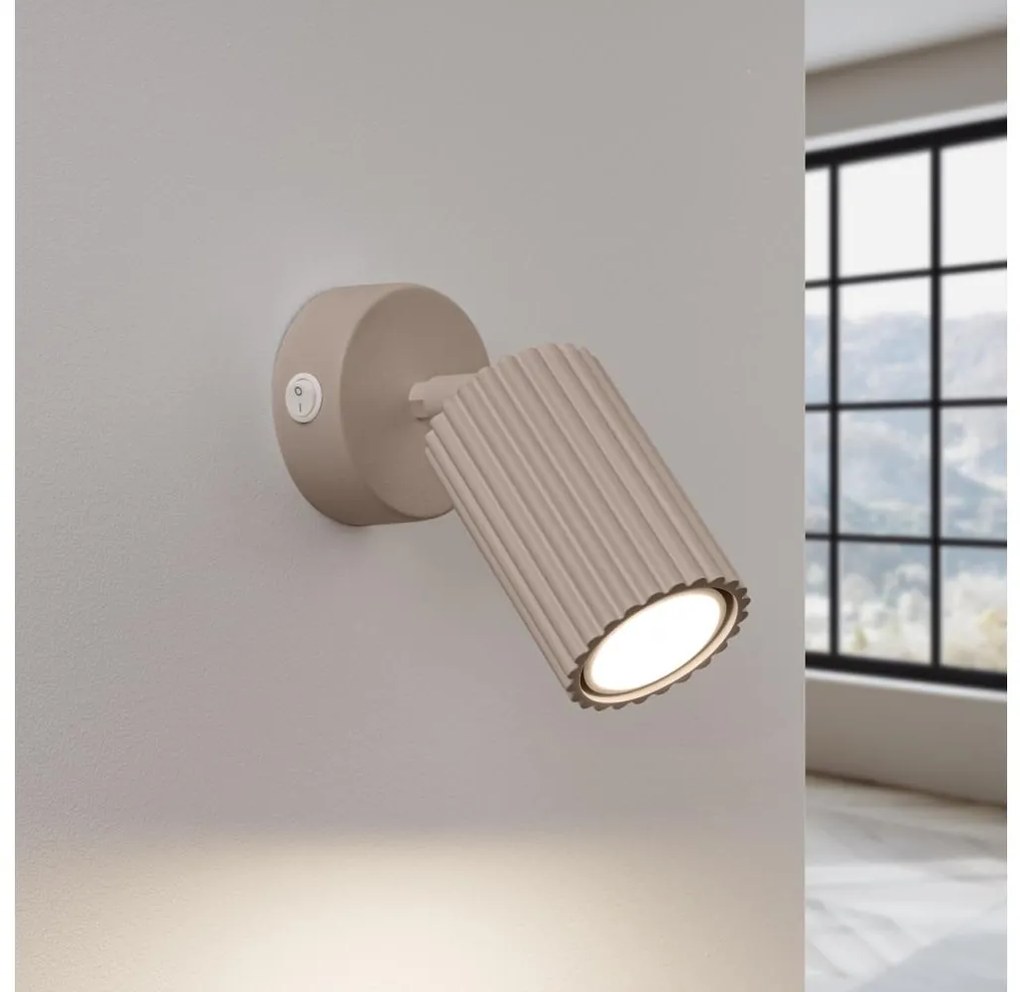 Brilagi - Fali spotlámpa CRESTO 1xGU10/10W/230V taupe