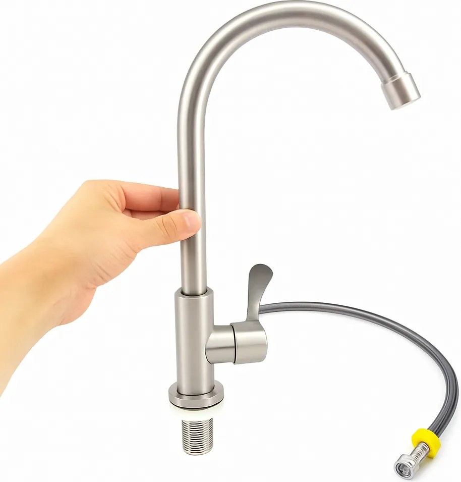 Álló konyhai csaptelep hideg vízhez vagy kevert vízhez új