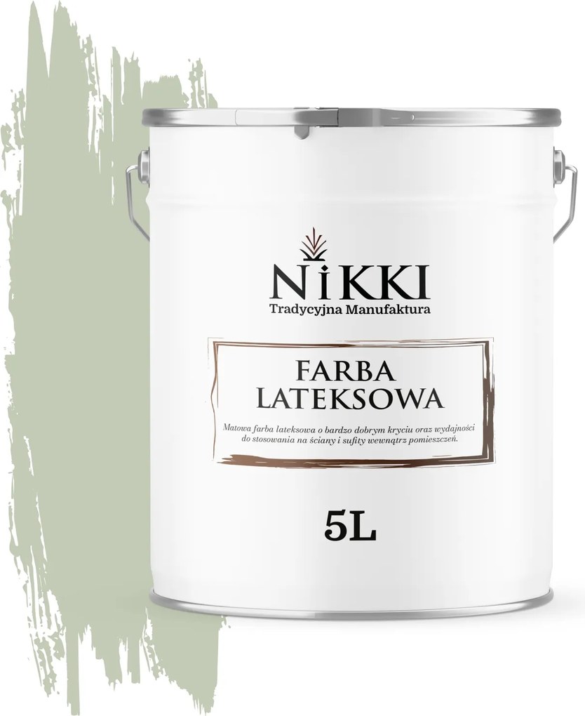 Latex Falfesték Zöld Szín Világos H2157 5L Mély Falmatt