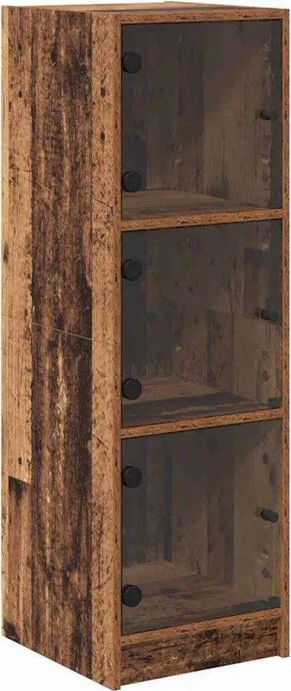 vidaXL Magasfiú Öreg fa 35 x 37 x 109 cm Faanyag