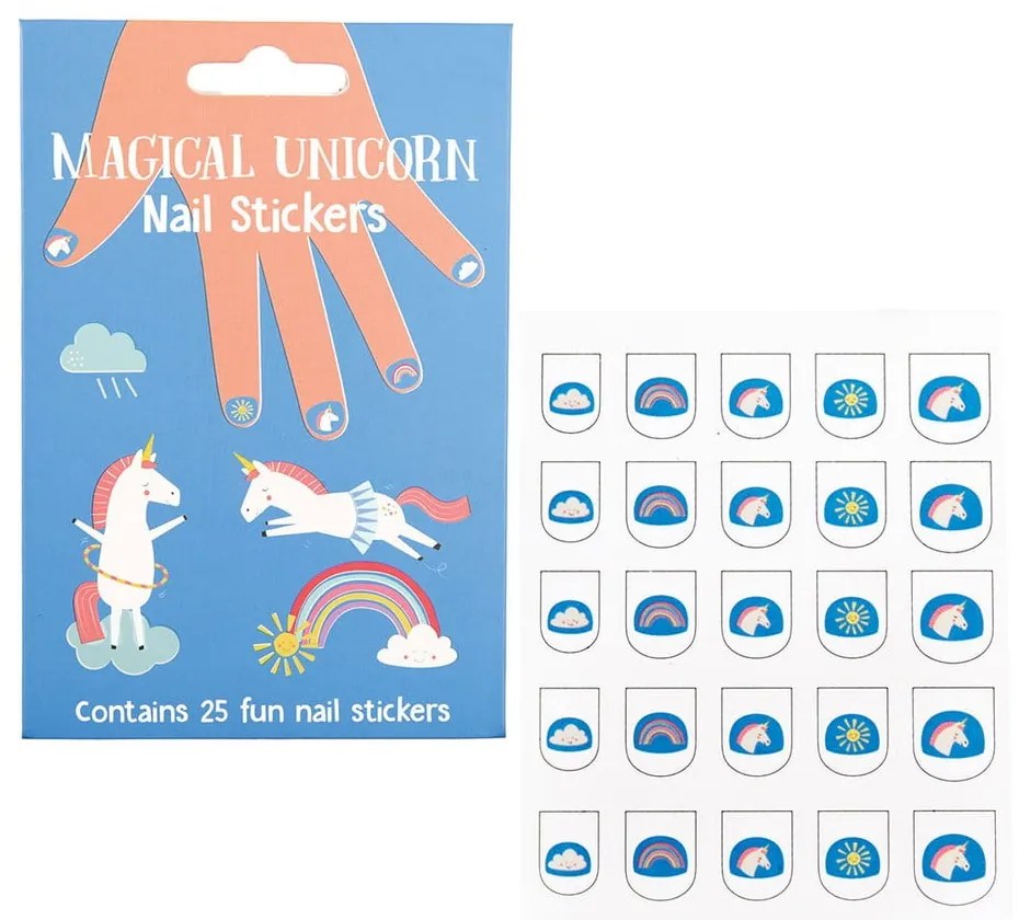 Kreatív készlet Magical Unicorn – Nail stickers – Rex London