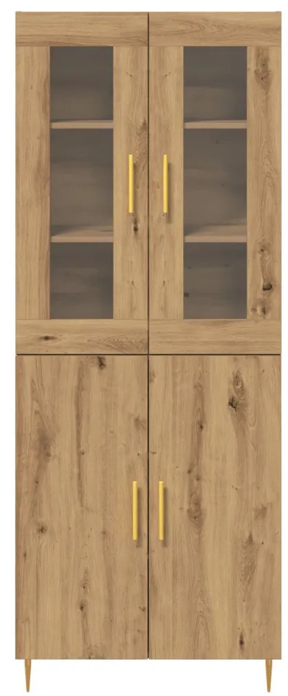 Artisan tölgy magasító 69.5x34x180 cm szerelt fa