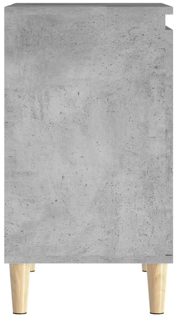 betonszürke szerelt fa mosdószekrény 58x33x60 cm