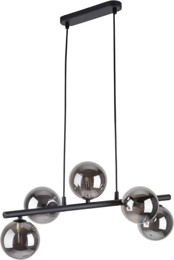 TK LIGHTING 6707 ESTERA Többágú Függesztett Lámpa Fehér, Fekete G9 IP20