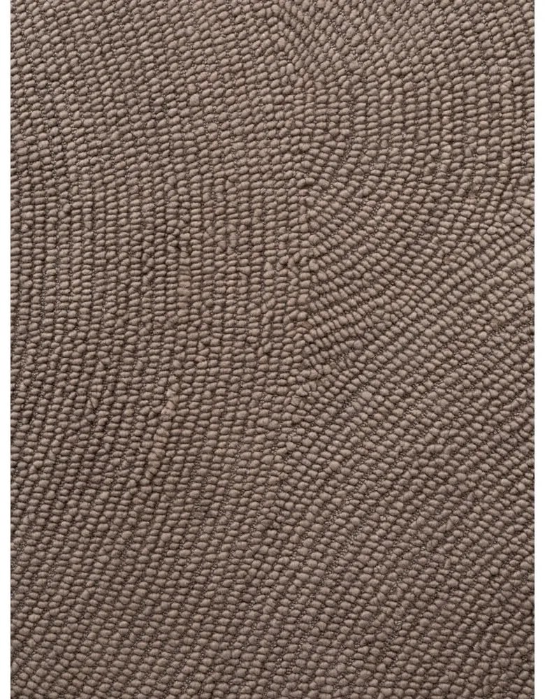 Szürkésbarna kézi szövésű gyapjú futószőnyeg 80x200 cm Calmio – Hanse Home