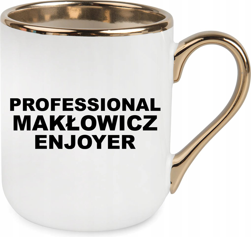 Bögre Elegáns Arany Professzionális Makk Enjoyer Születésnapi Ajándék