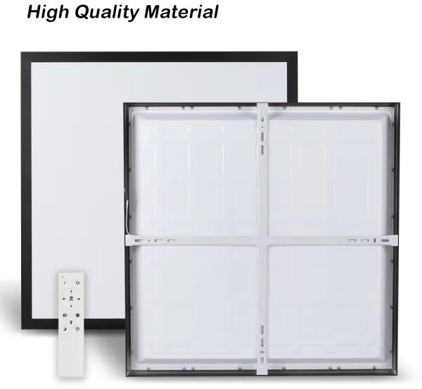 Brilagi-LED Dimmerelhető fürdőszobai lámpa FRAME SMART LED/50W/230V IP44 fekete + Távvezérlő