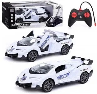 Gombra Nyíló Ajtós Rendőr Lamborghini Rc Távirányítós Játék Autó