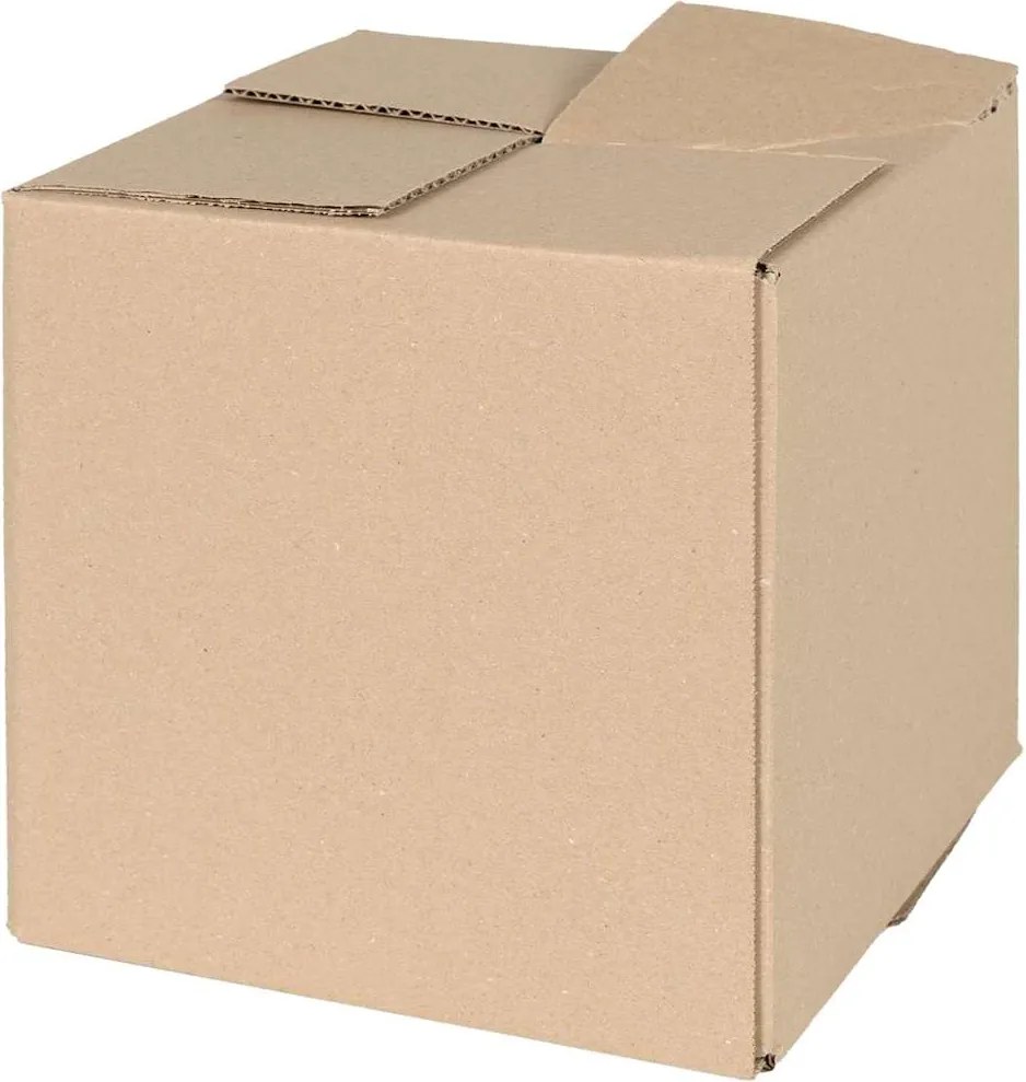 vidaXL Hajtható doboz 50 pcs Természetes 20 x 20 x 20 cm Karton
