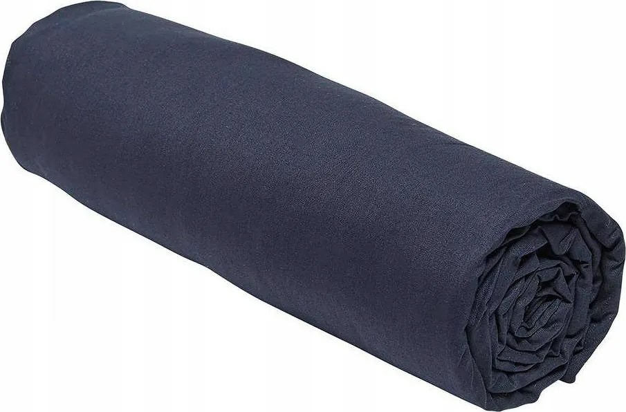 Pamut Lepedő 140x200 sötétkék, Gumis
