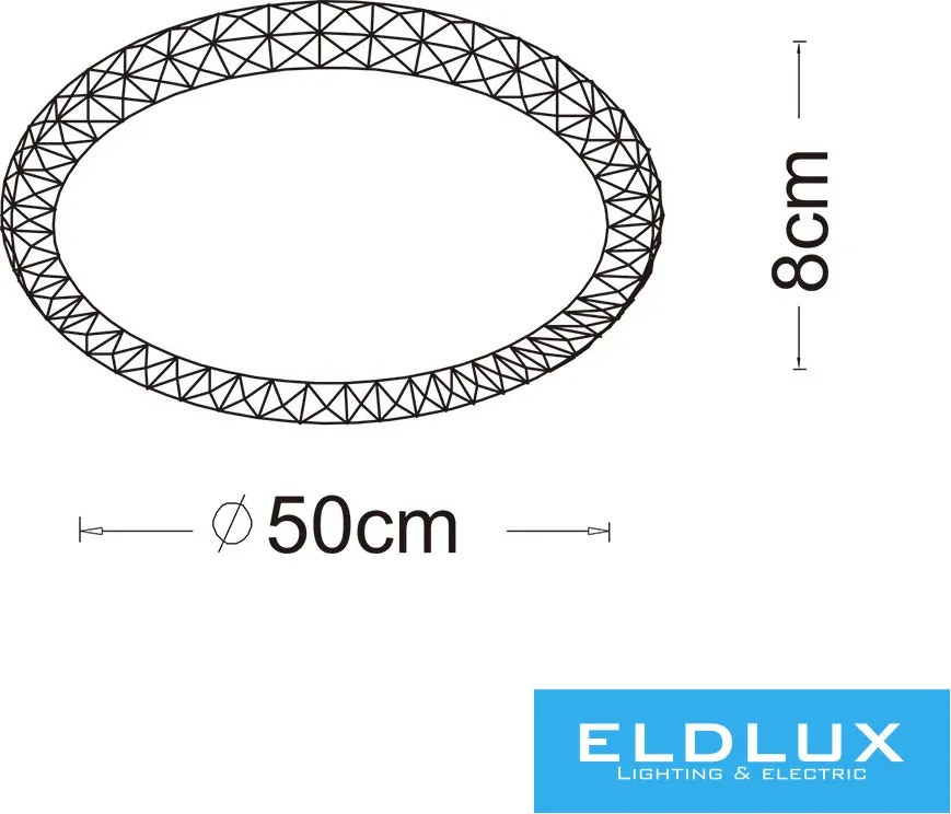 ELDLUX C24-3C Ufo Lámpa IP20