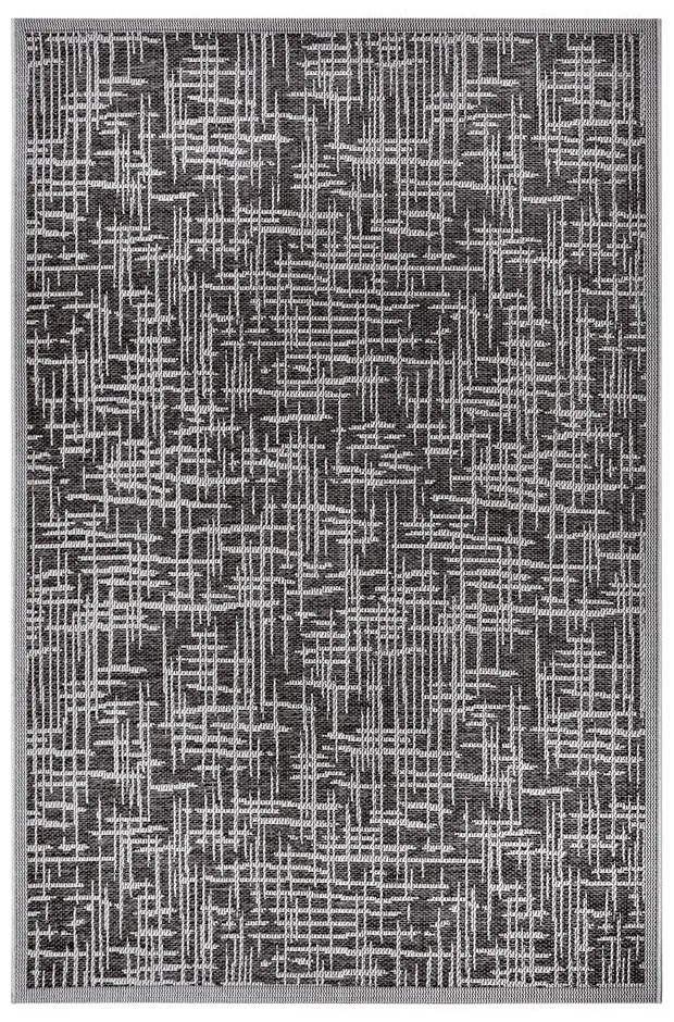 Sötétszürke kültéri szőnyeg 115x170 cm Clyde Telu – Hanse Home