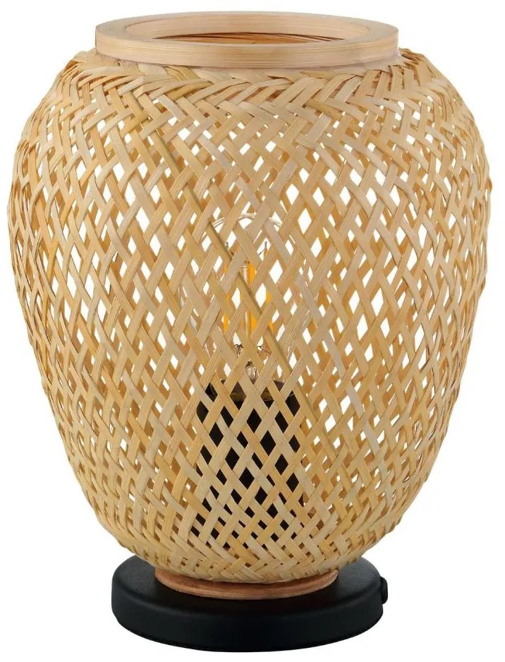 Eglo 55699 - DEMBLEBY asztali lámpa 1xE27/40W/230V bézs