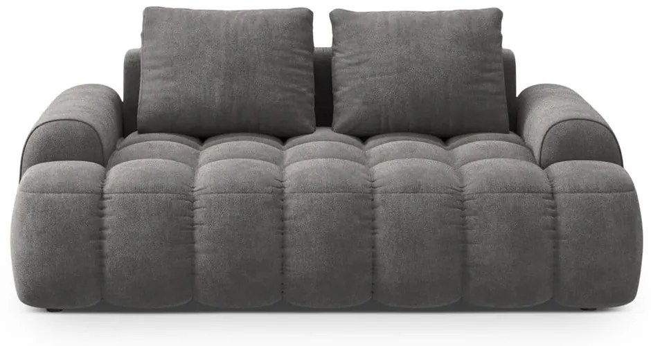 Szürke bársony kanapé 175 cm Linz – Cosmopolitan Design