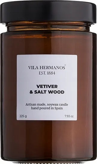 Vetiver &amp; Salt Wood Vila Hermanos illatgyertya 225g