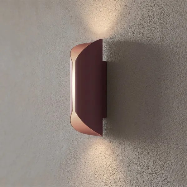 Fali lámpa BARBOS 2xG9/8W/230V bordó