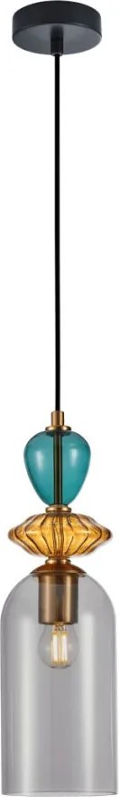 ITALUX PND-30263-1CBROSG BUSCO Egyágú Függesztett Lámpa Fém E27 IP20