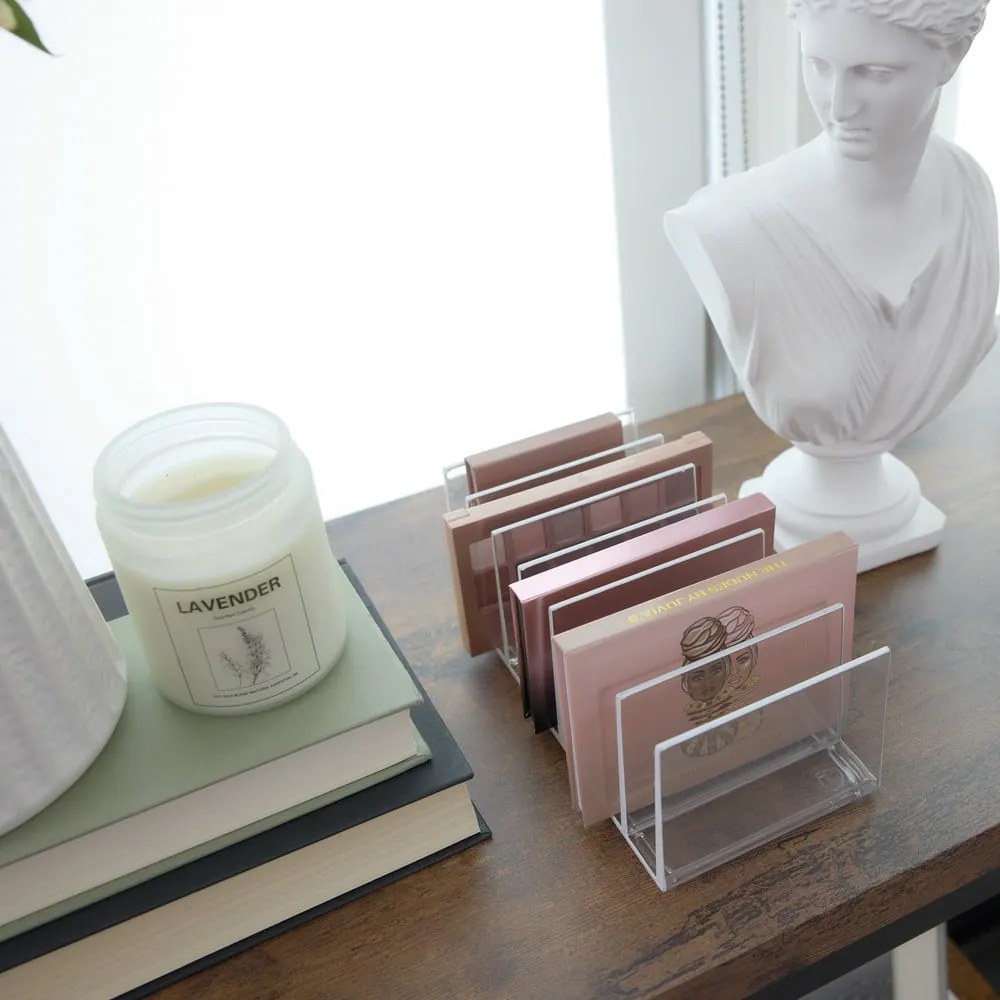 Újrahasznosított műanyag fürdőszobai rendszerező kozmetikumokhoz Palette Station – iDesign