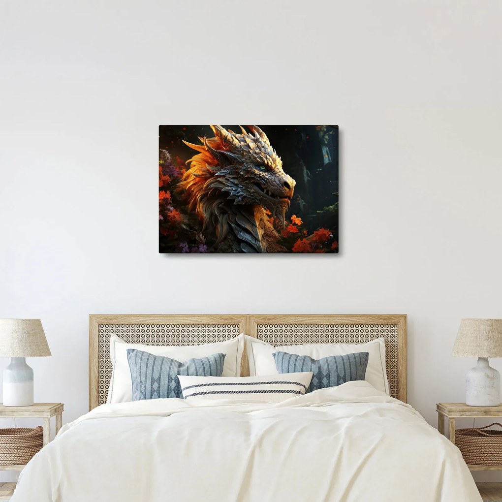 Kép - Sárkány (70x50 cm)