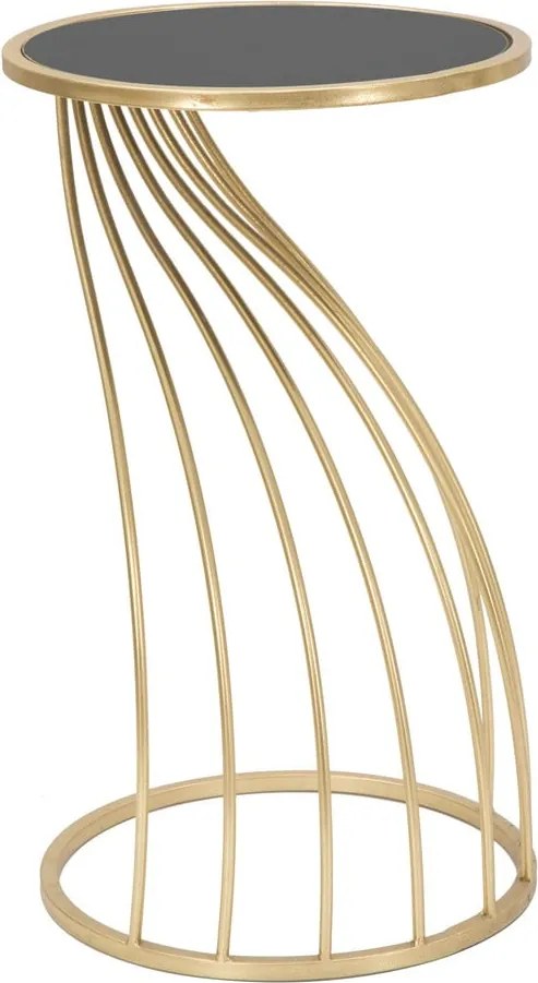 Kerek tárolóasztal üveg asztallappal ø 35 cm Flush – Mauro Ferretti