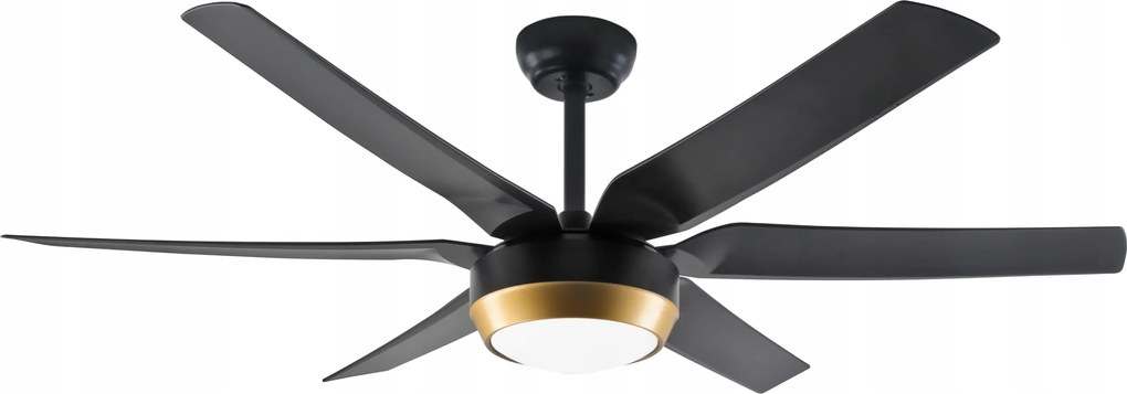 Mennyezeti ventilátor Fenix DC Led Fekete/Arany 142cm Modern csillár