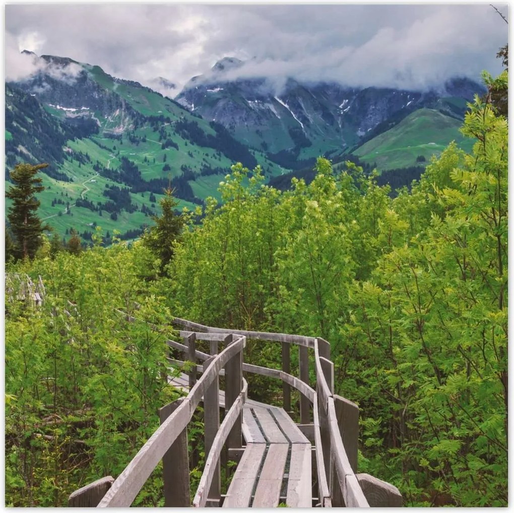 Poszterek 30x30 Híd Építészet Tájkép