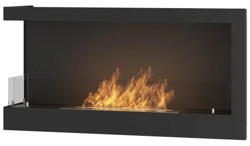 InFire - Sarok BIO kandalló 45x90 cm 3kW fekete