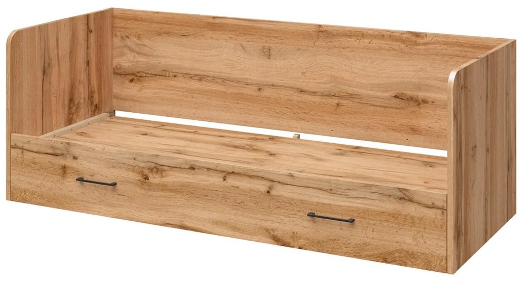 Egyszemélyes széthúzható ágy 80 cm Tetrix 13 (wotan tölgy) (tárolóhellyel). 1098496