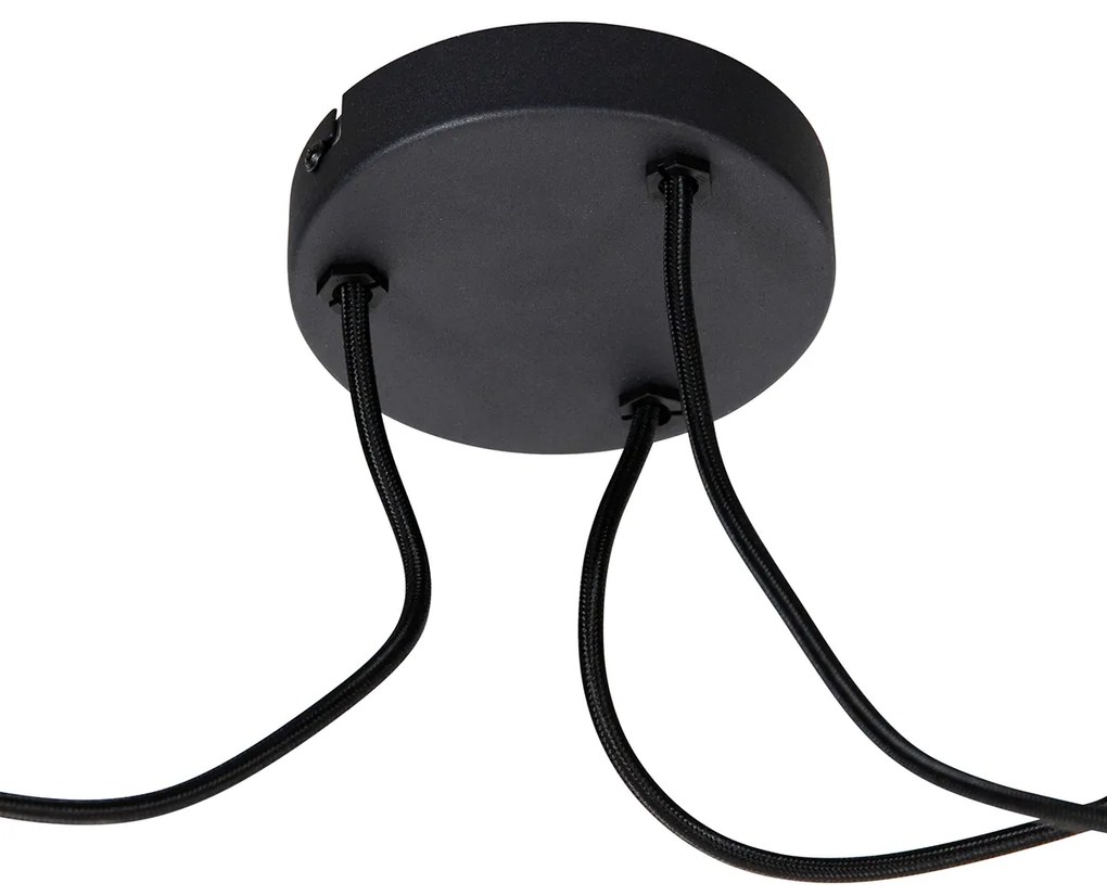 Okos függőlámpa fekete 3 lámpás WiFi G95-tel - Cava