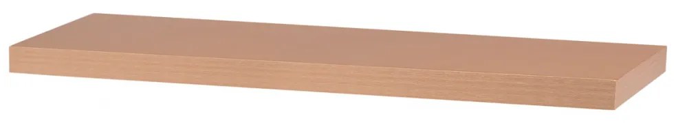 Lebegő polc 80 cm. MDF, Natúr Bükk Színben P-005