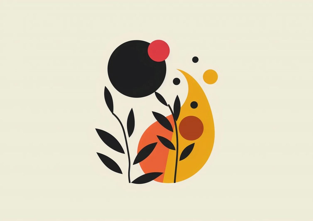 Poszter 59,4x42cm Virág a nap mosott