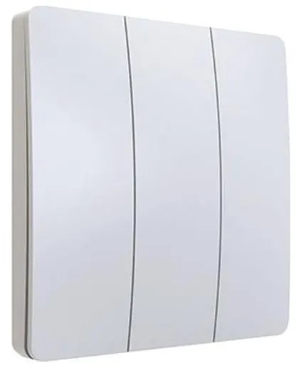 Kinetikus vezeték nélküli kapcsoló, 3 pólusú, IP67, fehér