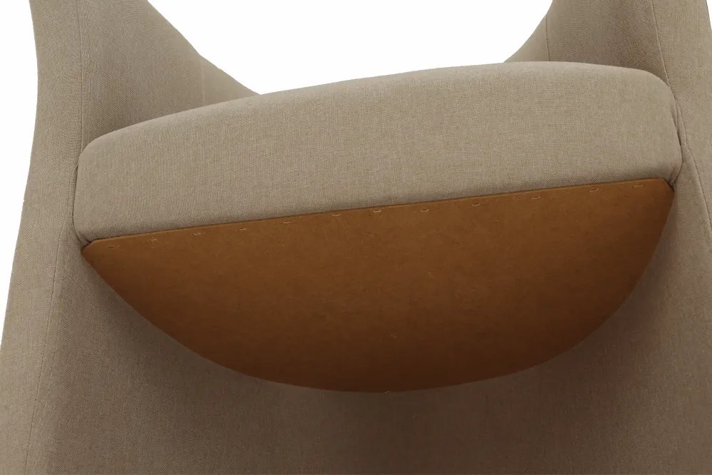 Klub fotel, bézs anyag, CUBA