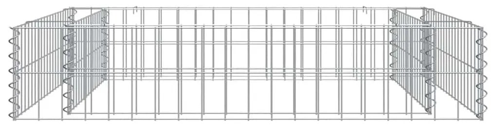 horganyzott acél gabion magaságyás 100 x 100 x 20 cm
