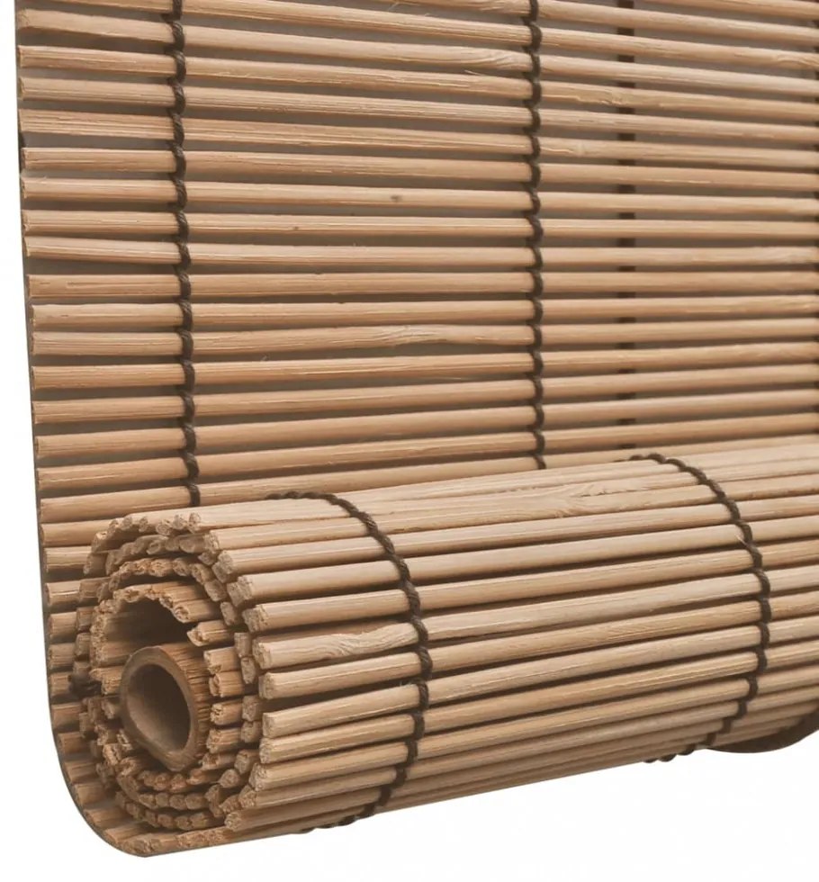 2 db barna bambusz redőny 150 x 220 cm
