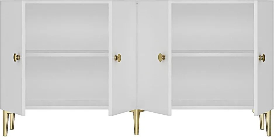 Simple komód, fehér, 180 cm