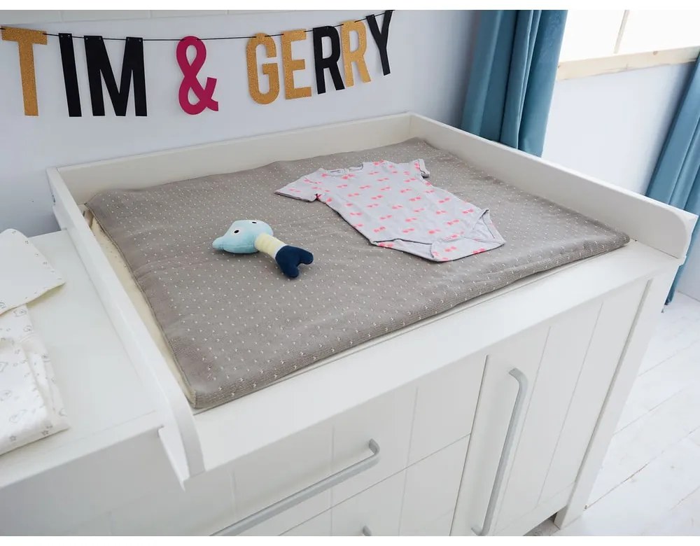 Szürke pelenkázó feltét Calmo – Pinio