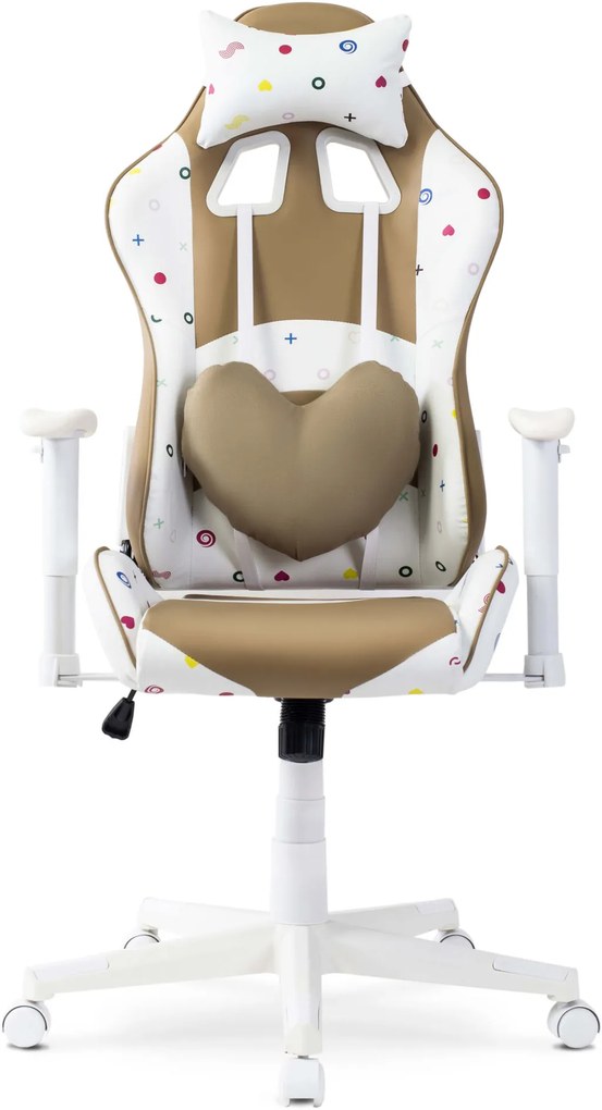 Irodai Forgószék Fehér/Barna Színben.CANDY