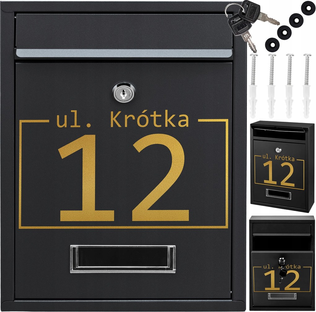 Kis Fekete Postaláda Arany Minta