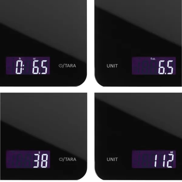 WMF - Konyhai mérleg 2xCR2032 fekete