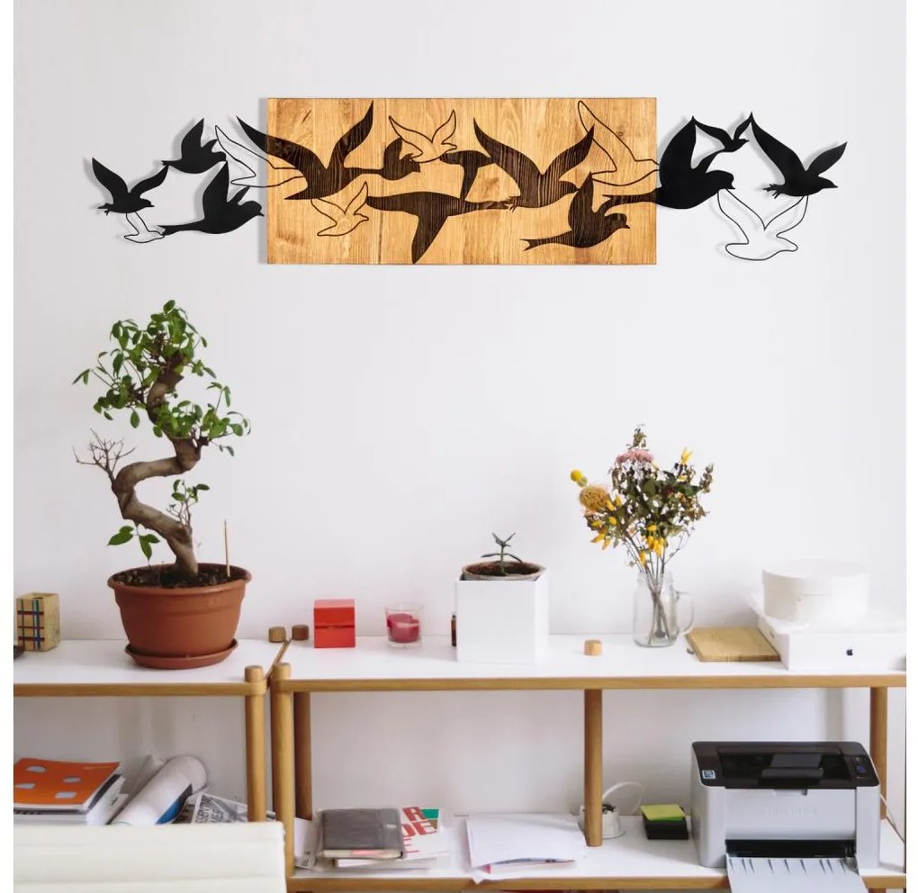 Asir Fali dekoráció 111x25 cm madarak AS1636