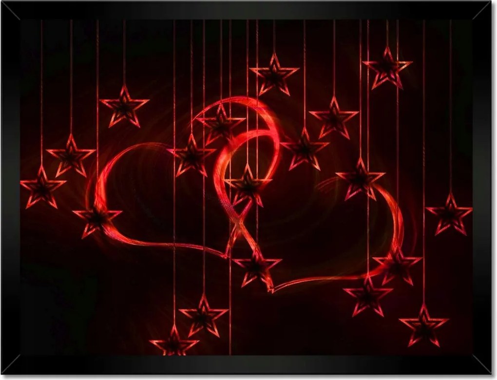 Poszterek keretben 40x30 Nőnap Ajándék Love